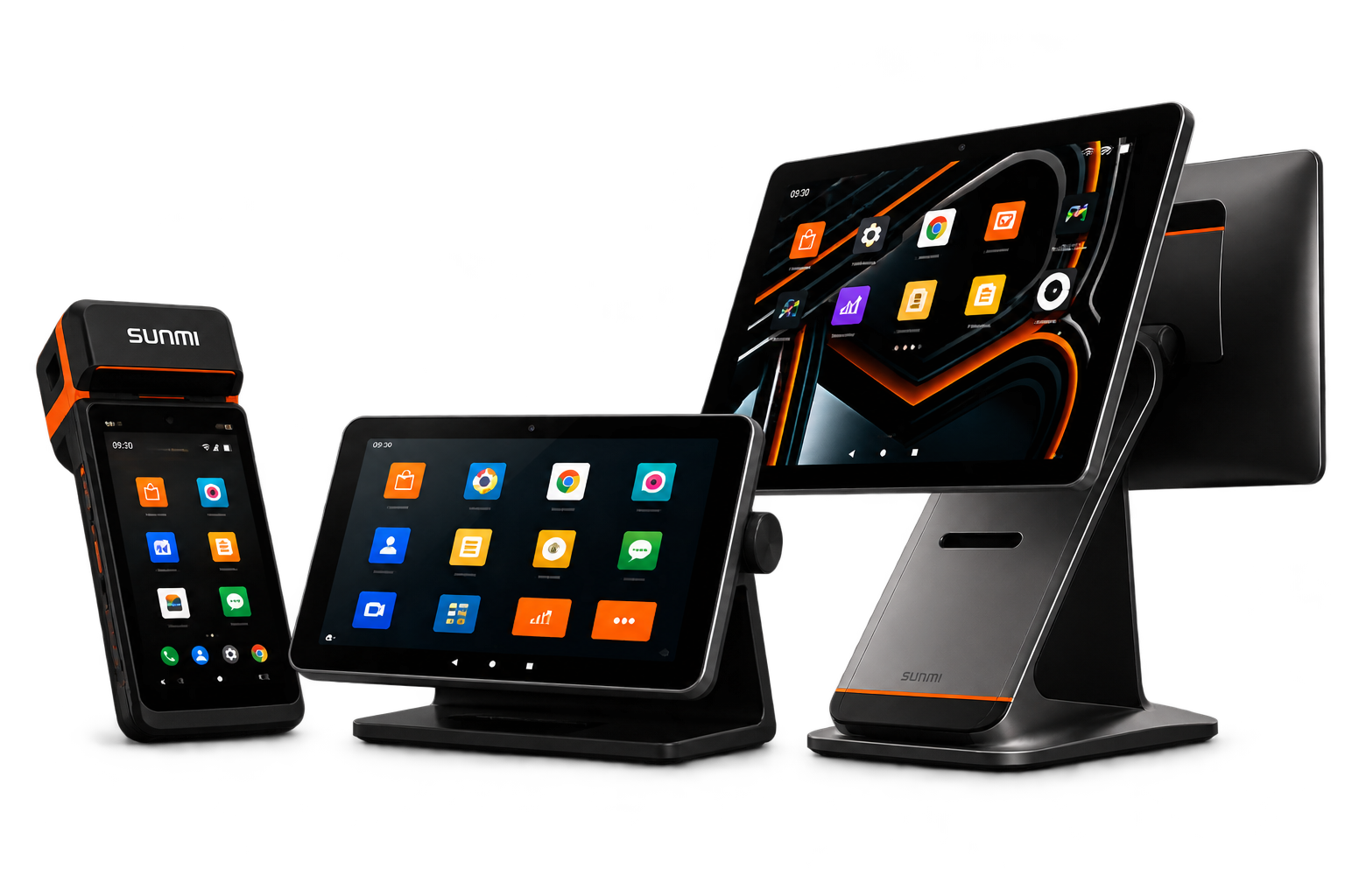 SUNMI P3H, CPad PAY 11 and T3 managed devices